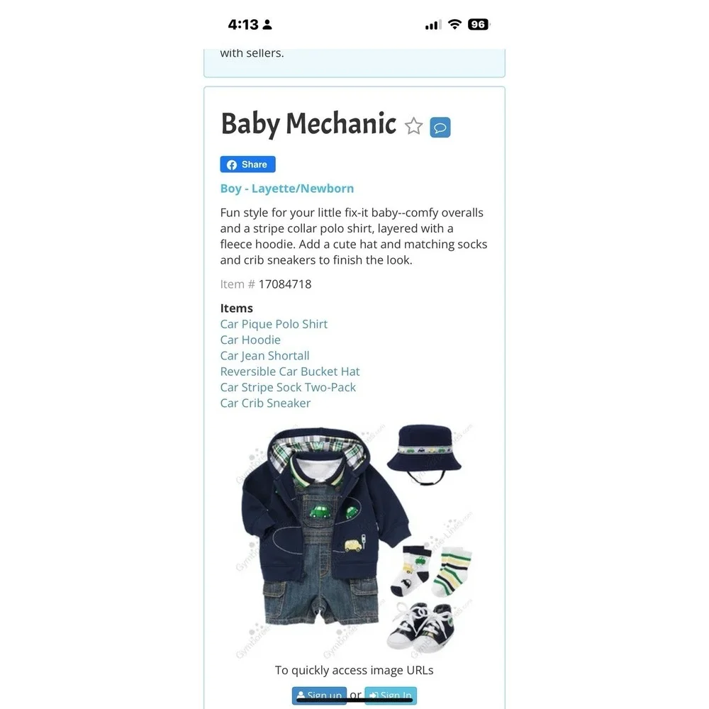 Vintage Gymboree Baby boys 3-6 Months Baby mechanic hoodie full zip sweatshirt